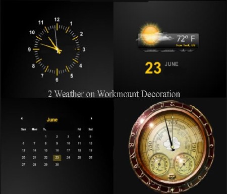 Часы календарь погода на рабочий стол 2 Weather on Workmount Decoration " Новости Hi-Tech, Гаджеты, Уязвимости и безоп