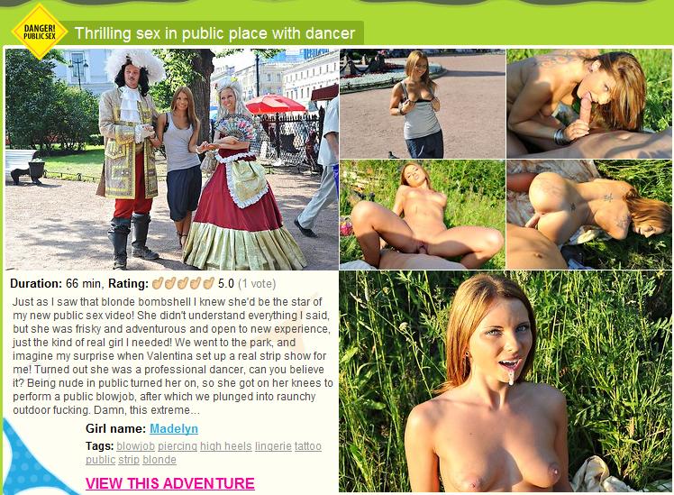 Thrilling sex in public place with dancer