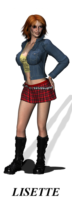Virtual date Girls: Lisette / Виртуальное свидание с Лисетте